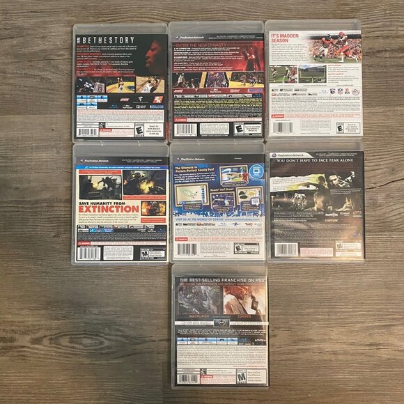 Lot of 7 Video Games for PlayStation 3 PS3 - Resident Evil, NBA, Madden, COD - Picture 4 of 5